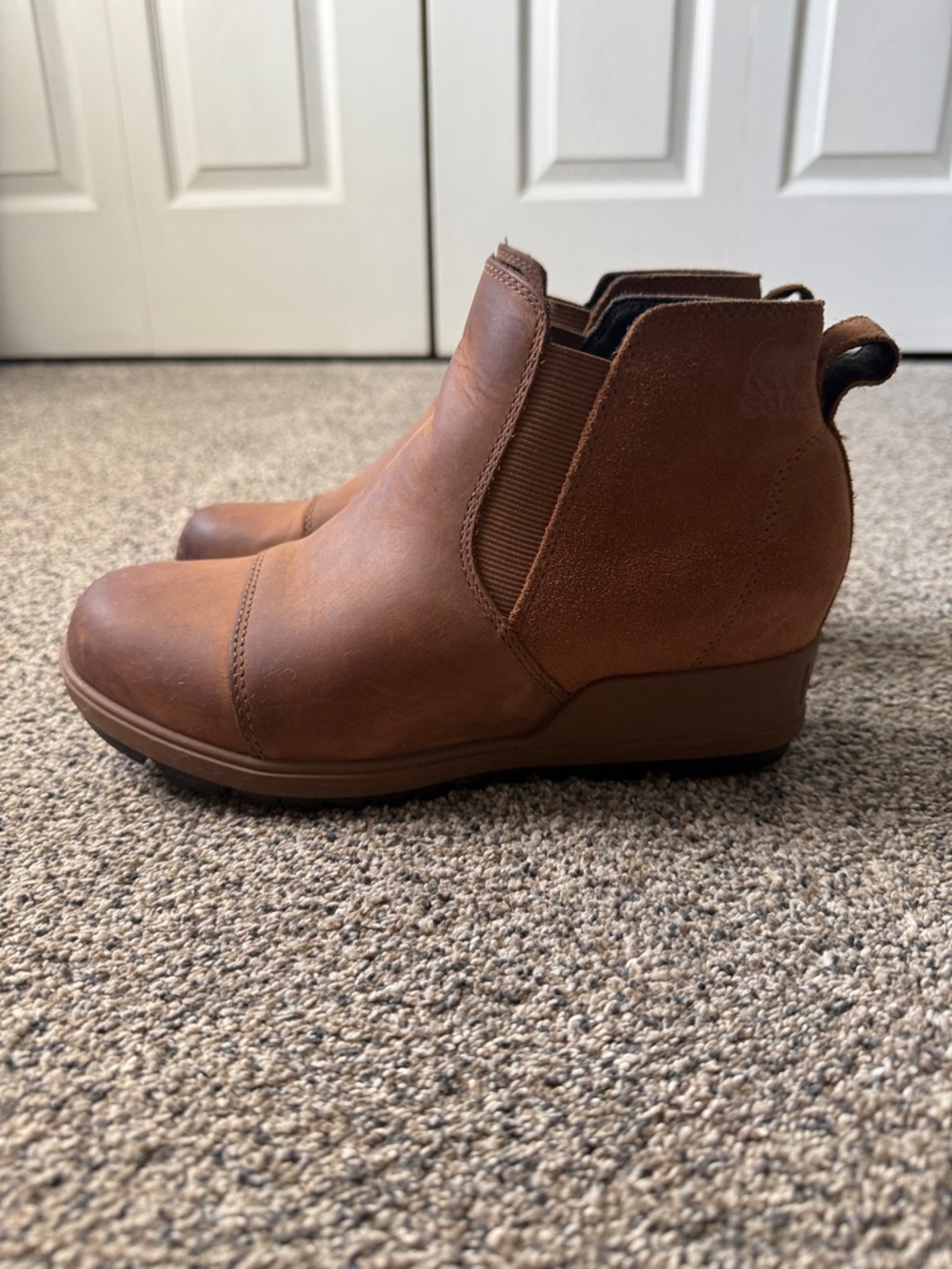 Sorel Women’s Chelsea Wedge Ankle Boots - Brown
